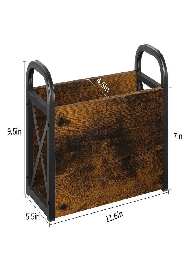 YINMIT Magazine Holder, Magazine Rack Floor, Magazine Storage Basket, Folder Organizer Bin for Books, Newspapers, Tablets - Image 5